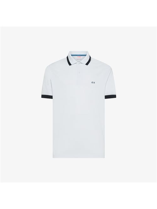 polo big stripe on collar s/s SUN 68 | A3611201